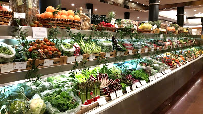 amazing variety of produce in the grocery store