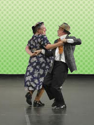 older couple enjoying a dance